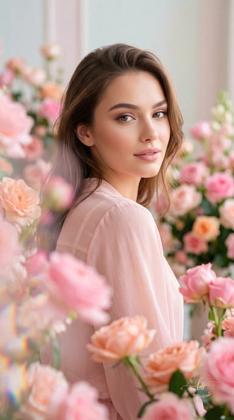 Capa do prompt Entre Pétalas Rosas